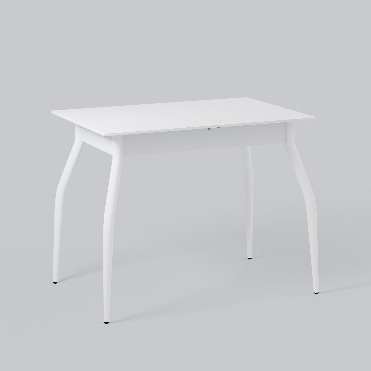Стол кухонный раздвижной DecoLine-1 900(1200)*600мм ноги 01 белые (Белый)