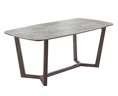 Стол  Фрейм  1800*900*750 (мрамор серый / ноги дуб антрацит) Стол  Фрейм  1800*900*750 (мрамор серый / ноги дуб антрацит)
