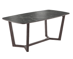 Стол  Фрейм  1800*900*750 (мрамор черный/ ноги дуб антрацит) Стол  Фрейм  1800*900*750 (мрамор черный/ ноги дуб антрацит)